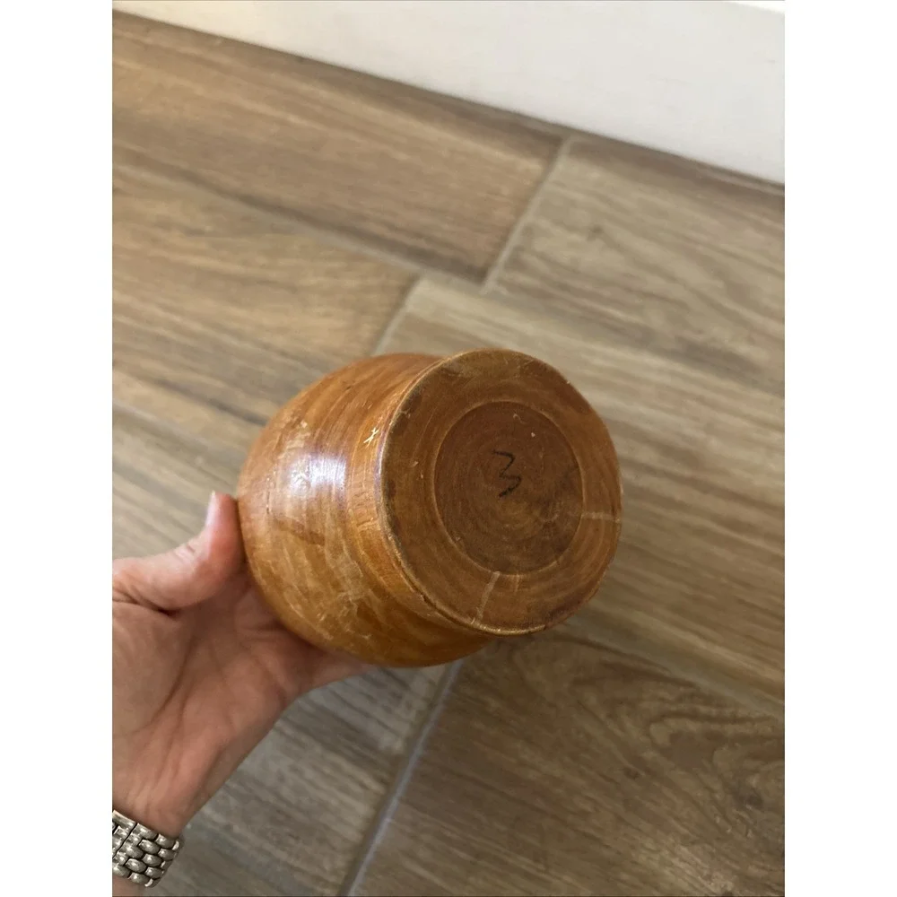 Vintage Wooden Mortar 5